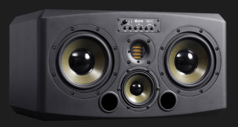 Front of ADAM Audio S3X-H active studio monitor