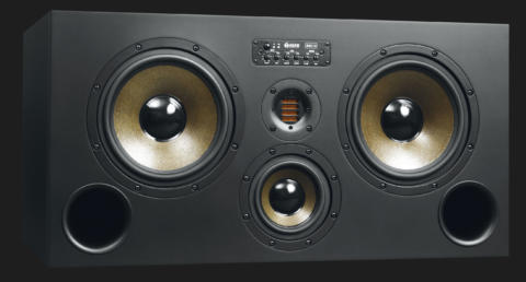 Front of ADAM Audio S4X-H active studio monitor