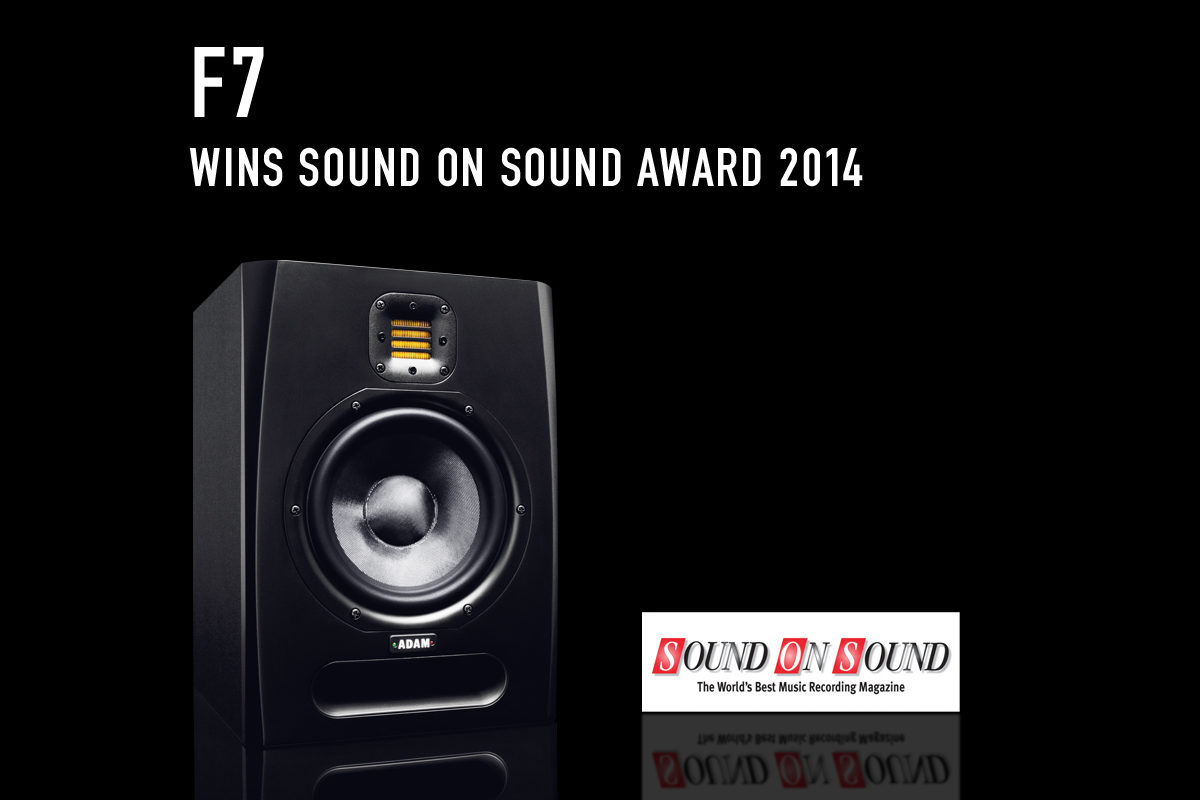 adam-F7-active-studio-monitor-award-Sound-on-Sound-Award