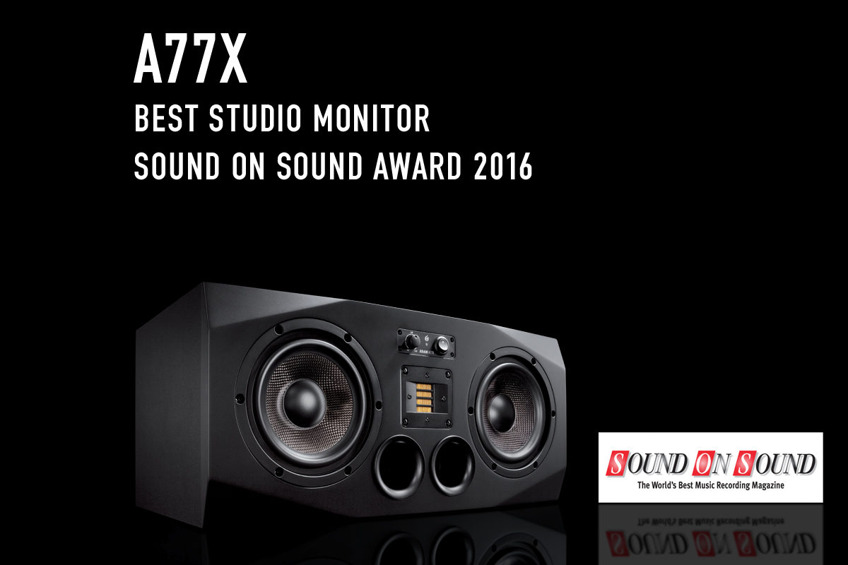 adam-a77x-active-studio-monitor-award-Sound-on-Sound-Award