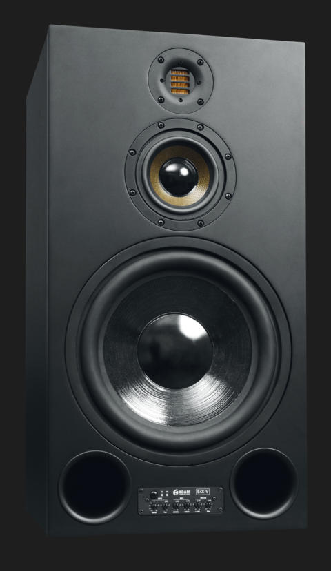 Front of ADAM Audio S4X-V active studio monitor