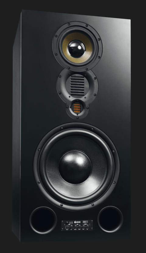 Front of ADAM Audio S5X-V active studio monitor