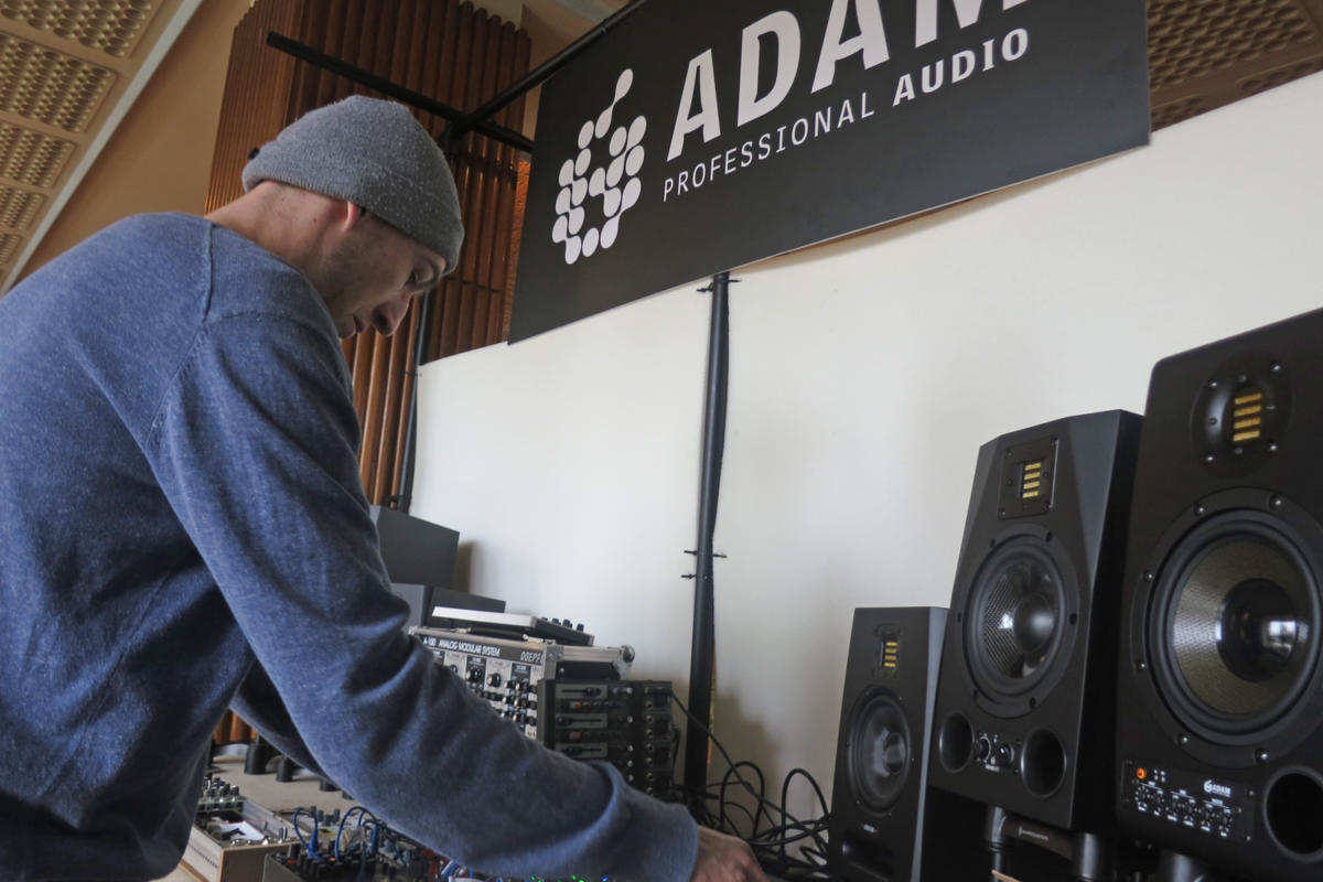 ADAM Audio studio monitors at the Superbooth show in Berlin
