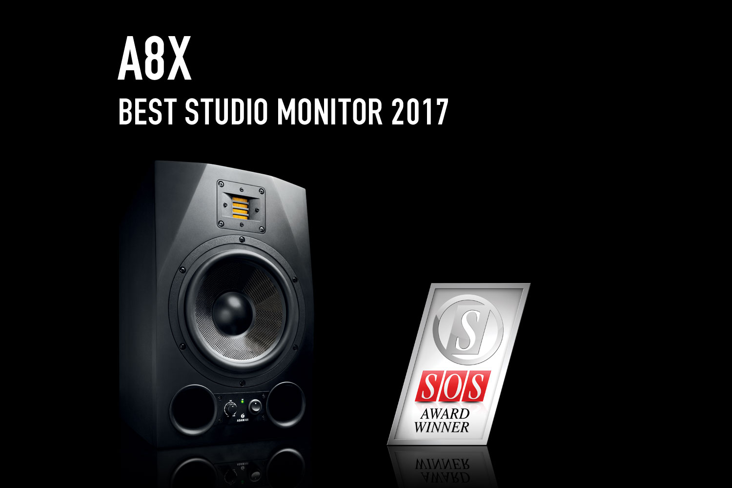 ADAM Audio A8X Studio Monitor Wins Sound On Sound Award 2017