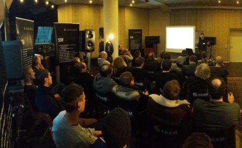 ADAM Audio S Series Roadshow Event at Clouds Hill (recording room), Hamburg