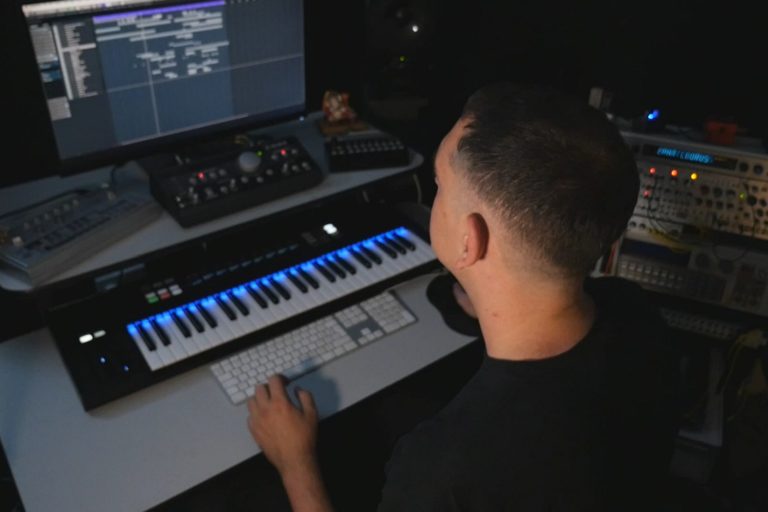 ADAM Audio In The Studio With Om Unit