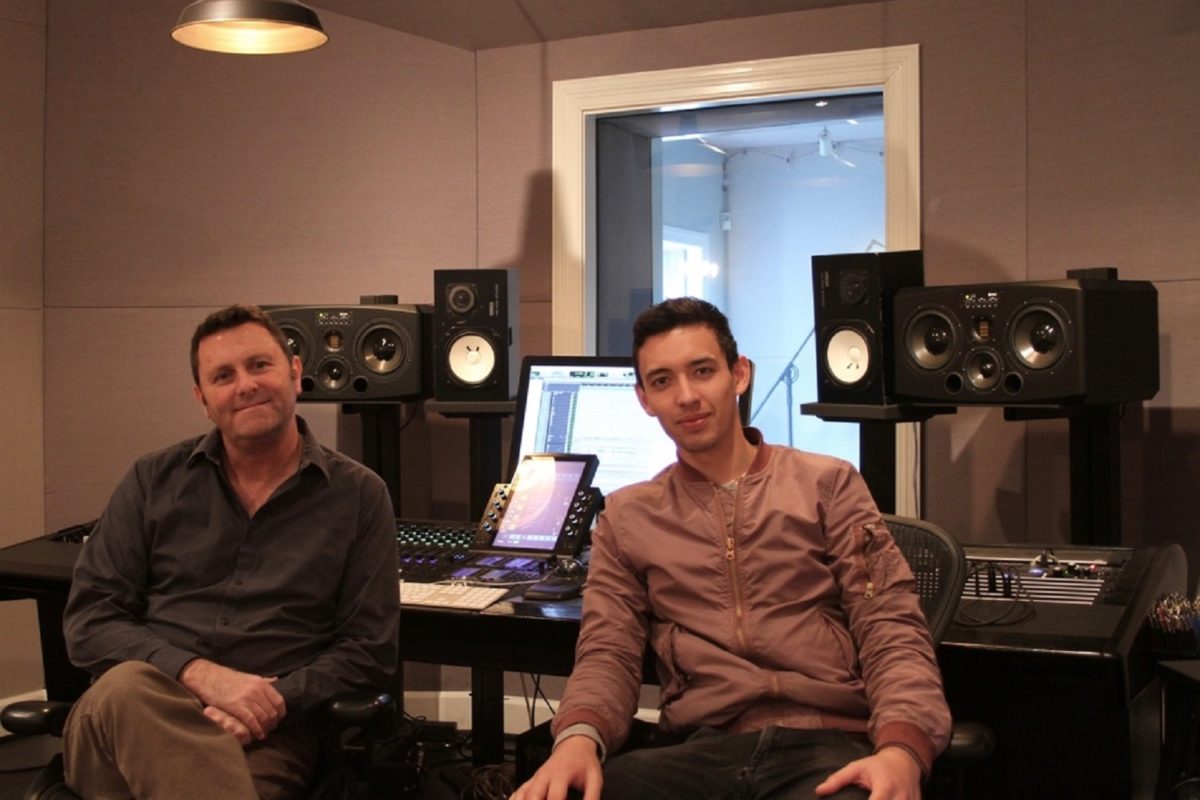 Richie Biggs and Ciel Eckard-Lee from Art House Nashville with ADAM S3X-H Studio Monitors
