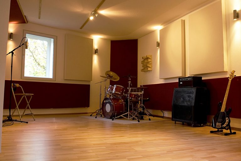 Recording room of Zinobeatz at the Clangstudios, Munich (Germany)