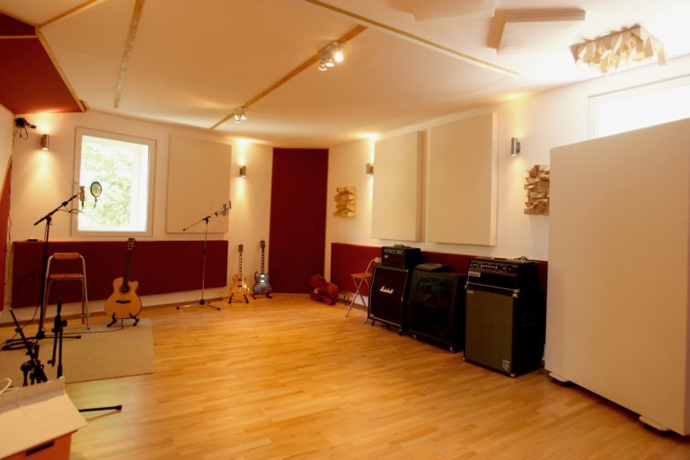 Recording room of Zinobeatz at the Clangstudios, Munich (Germany)