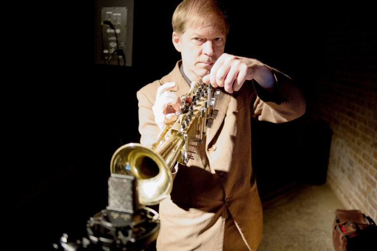 ADAM A8X studio monitors used for the