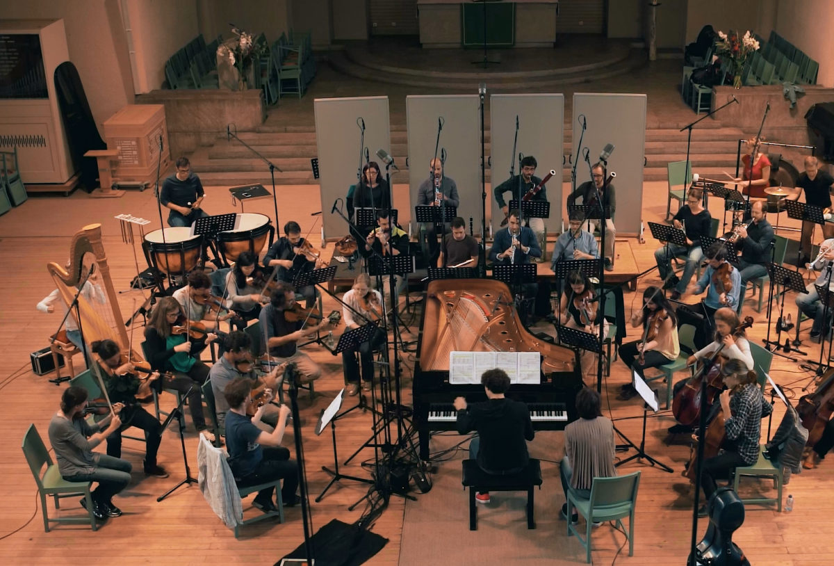 Recording session with b-sharp