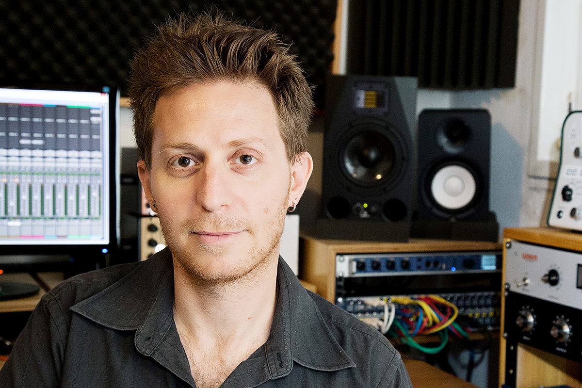 SW. MaLomi's studio with ADAM A7X studio monitors