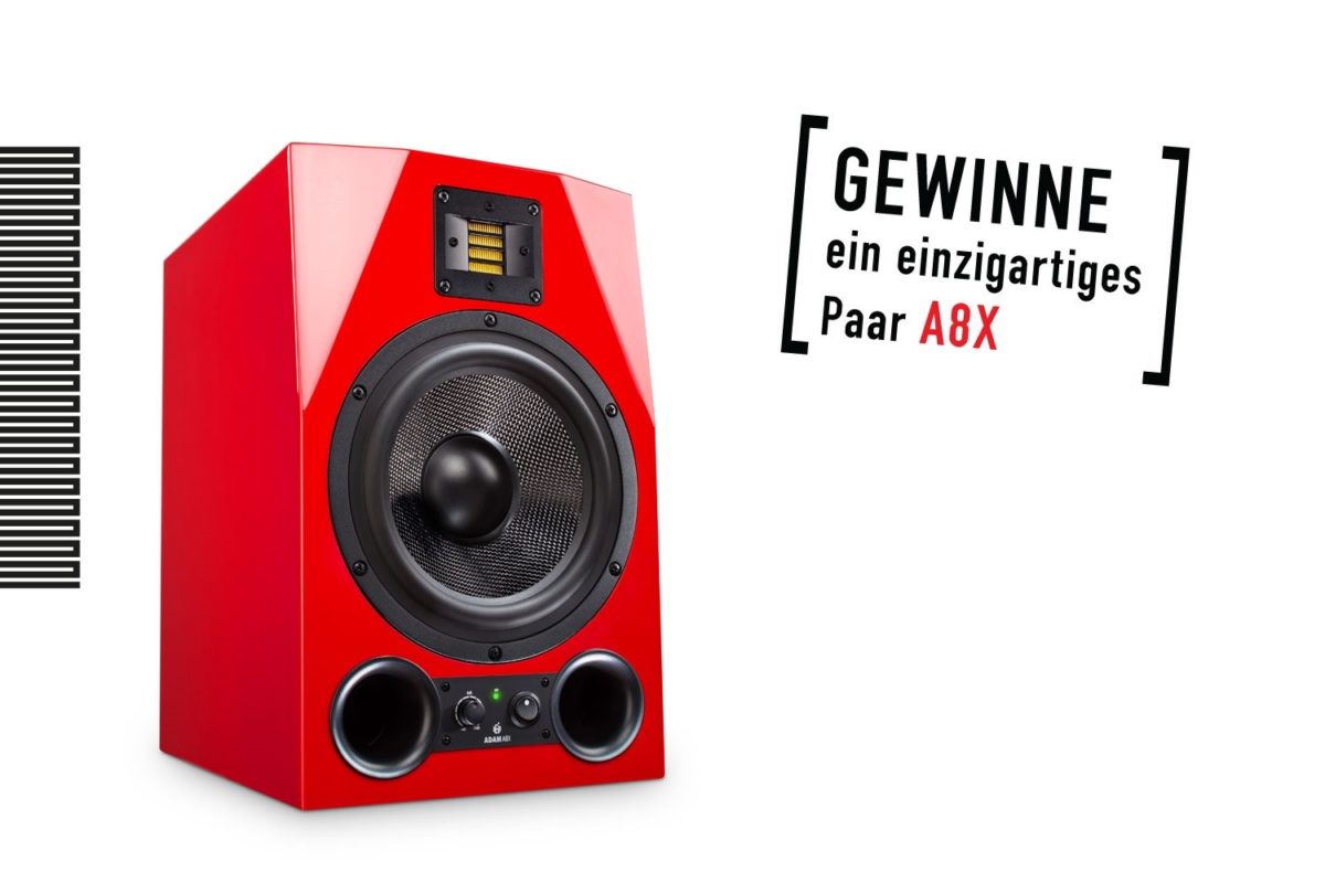 ADAM A8X Studio-Monitor ist der Hauptgewinn des Soundtrack-Wettbewerbs 2017