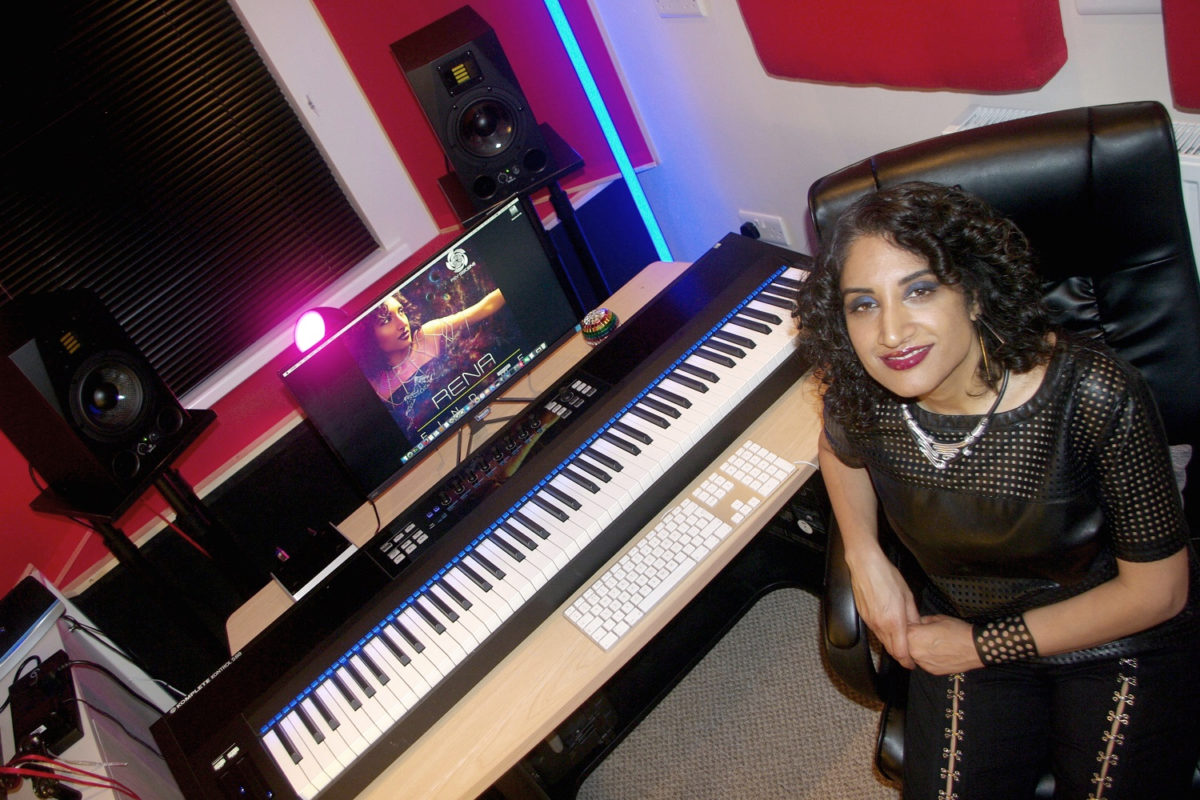 ADAM Audio A7X studio monitors at Psibindi's