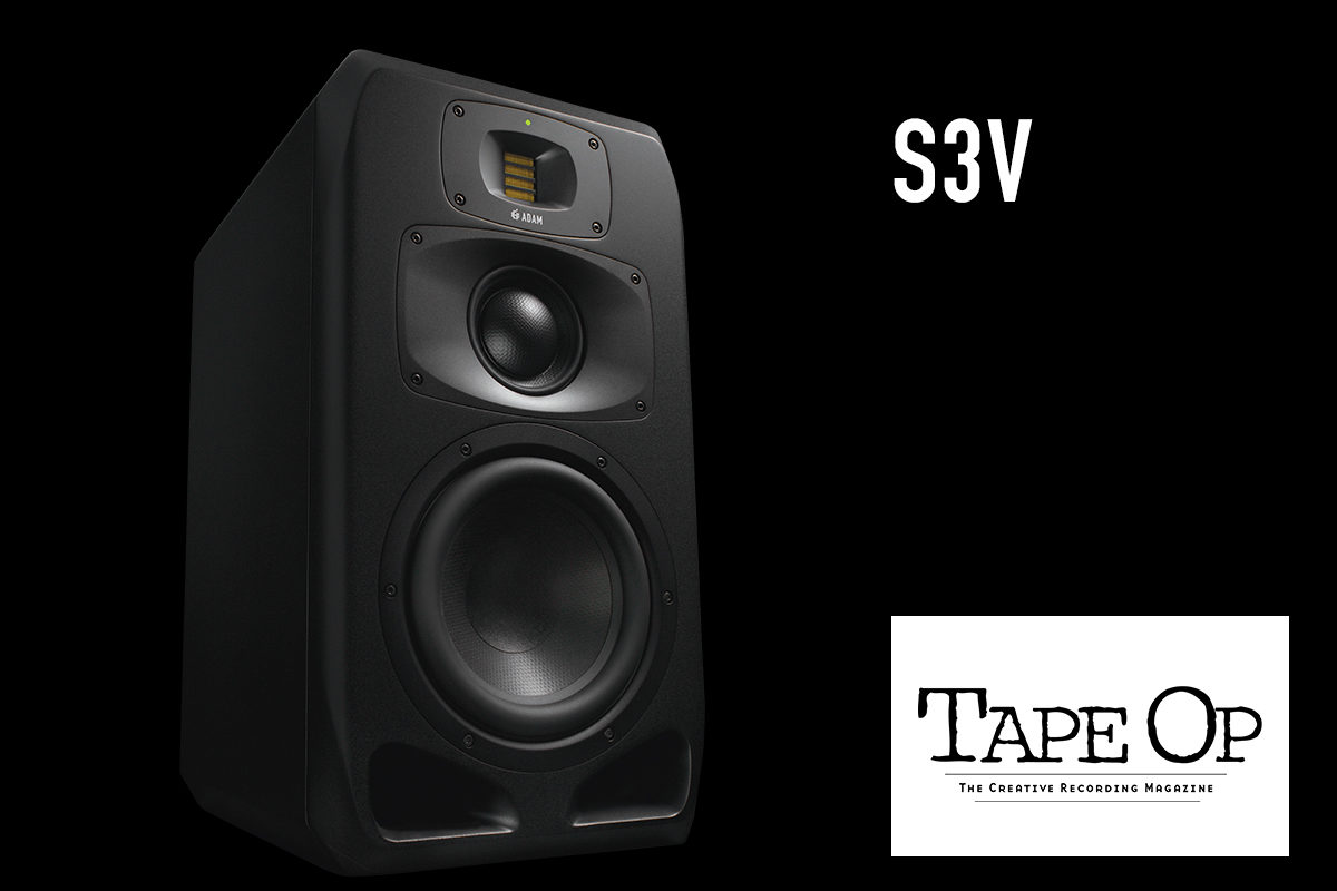 ADAM Audio S3V Studio Monitor reviewed by Tape Op