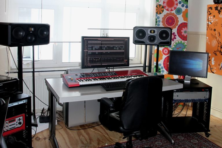 ADAM Audio S3H studio monitors at Black Sun Empire