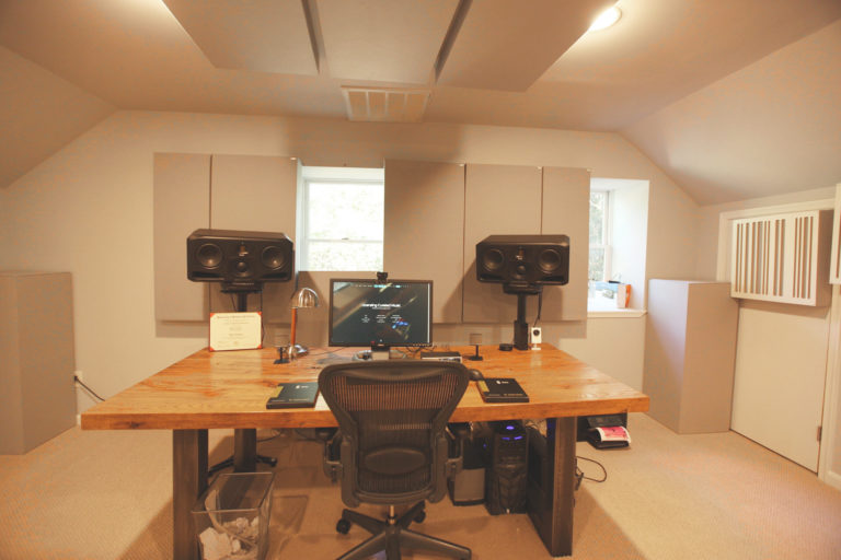 ADAM Audio S3H studio monitors at Opher Studios