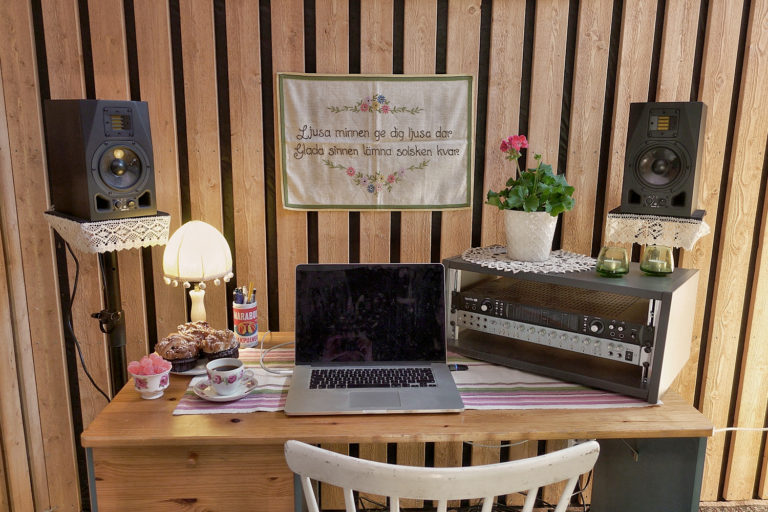 ADAM Audio A5X nearfield monitors at Sweden's Farmor Studios