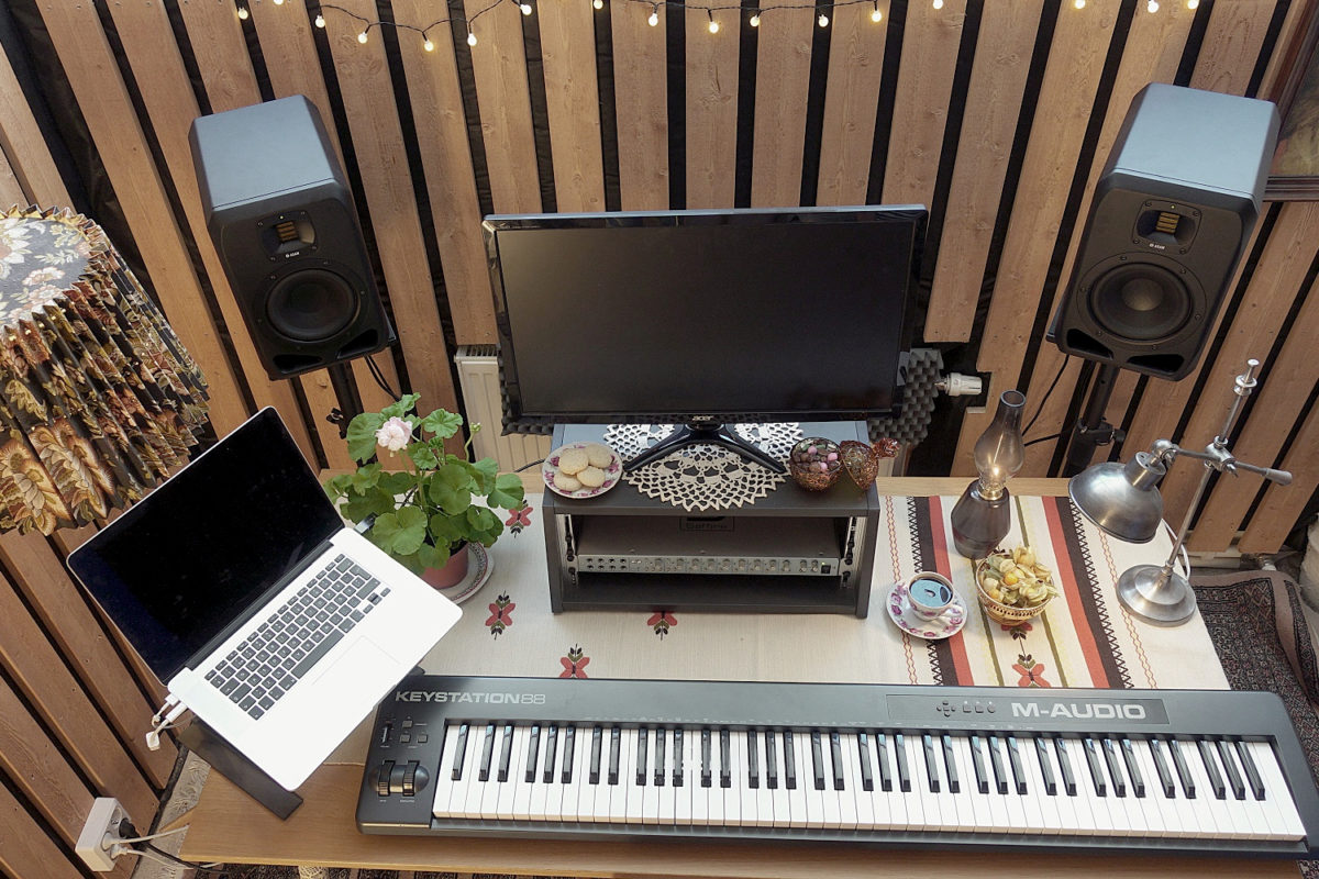 ADAM Audio S2V nearfield monitors at Sweden's Farmor Studios
