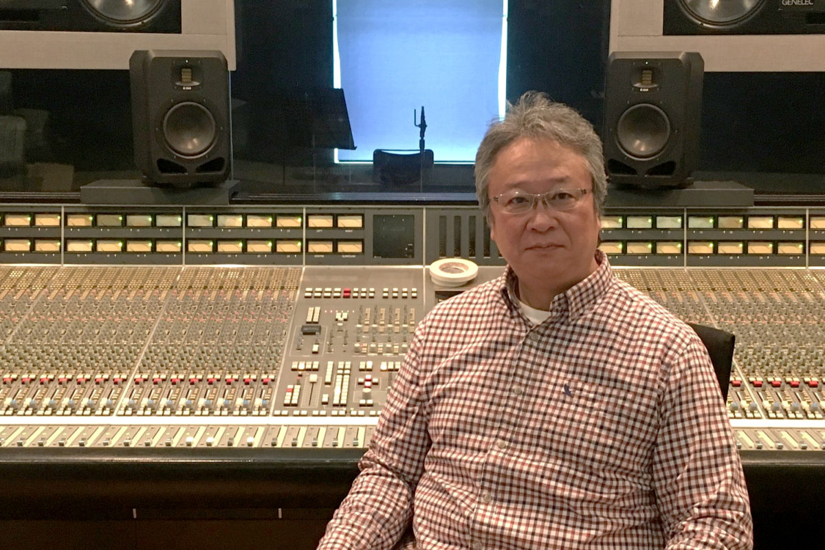 Mizuo Miura of Mixer's Lab in his studio with ADAM Audio S2V nearfield monitors