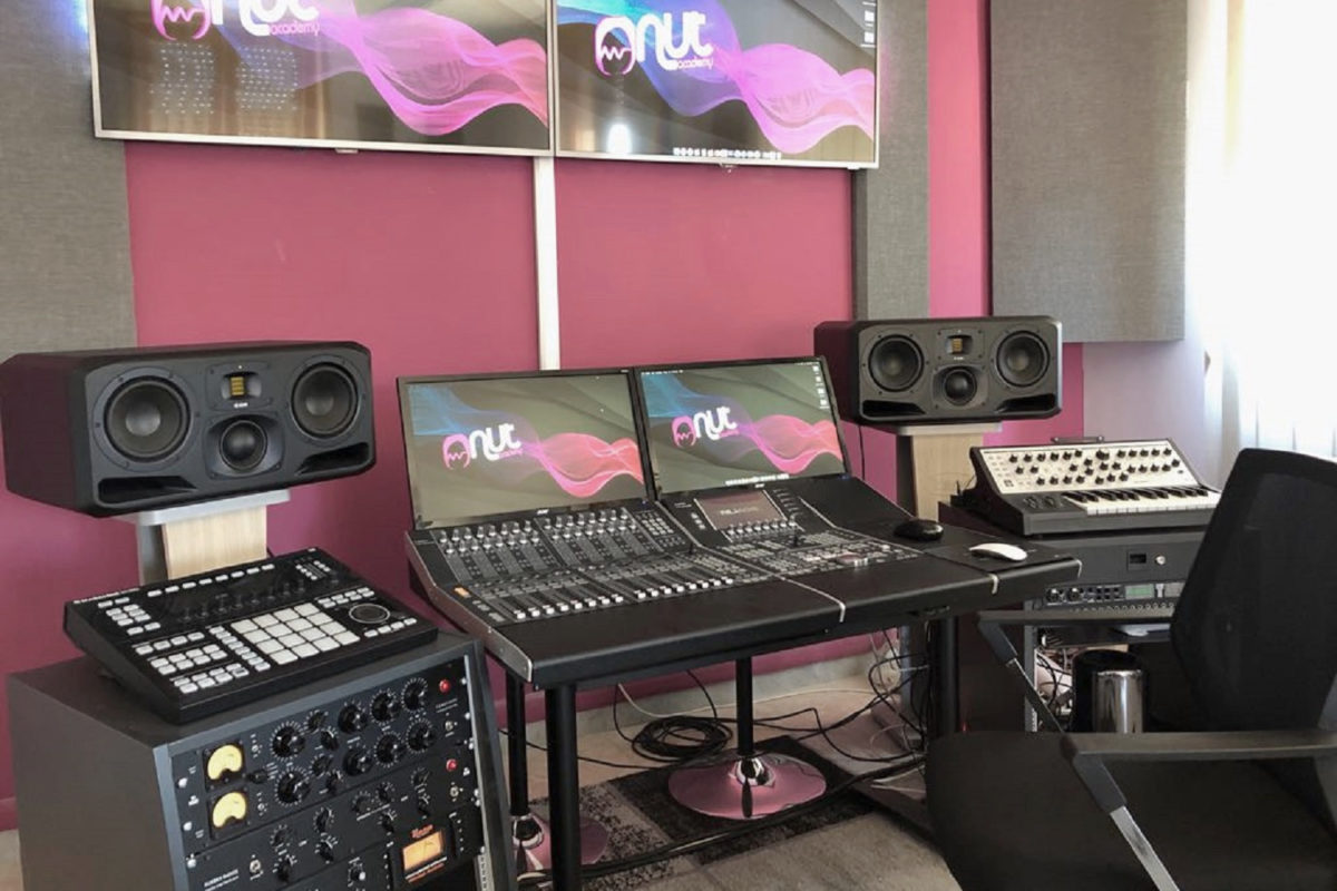 ADAM Audio S3H midflield monitors at the NuT Academy based in Naples