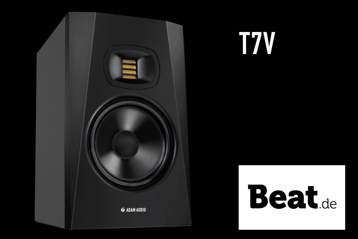 The ADAM Audio T7V studio monitor is reviewed by Beat.de