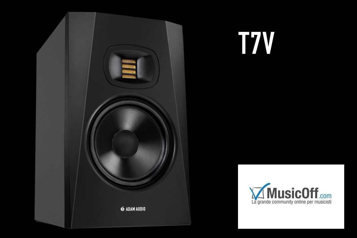 The ADAM Audio T7V studio monitor is reviewed by Musicoff