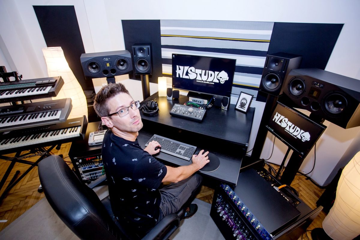 ADAM Audio A77X studio monitors in Barnabás Hidasi's HLSTUDIO