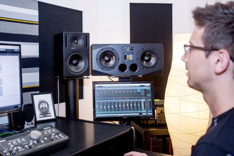 ADAM Audio A77X studio monitors in Barnabás Hidasi's HLSTUDIO