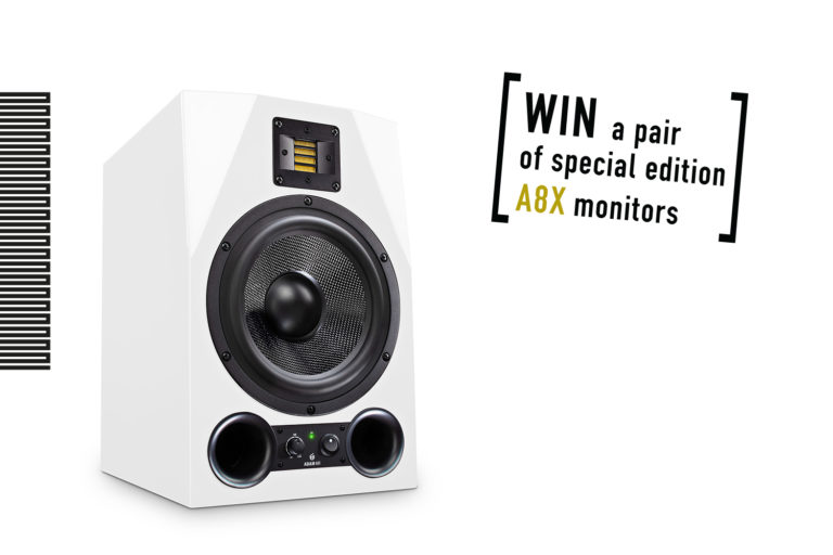 ADAM Audio A8X special edition as the 1st prize in the Soundtrack Competition 2018