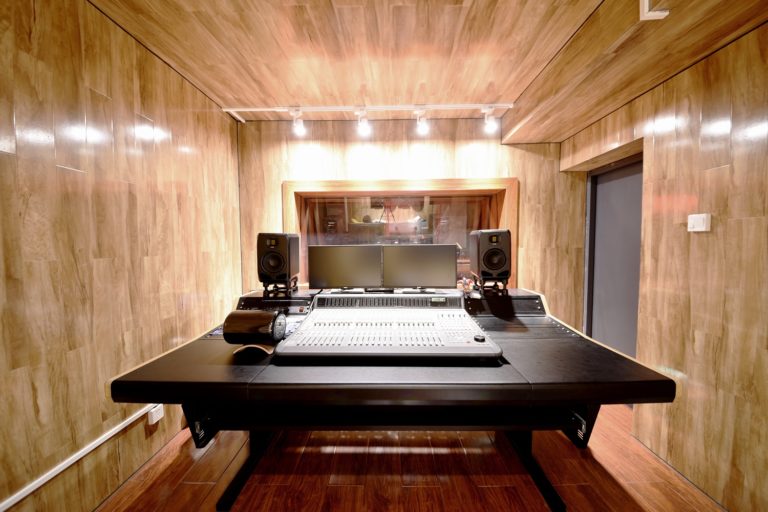 ADAM Audio S2V nearfiled monitors at Hex Music Studios