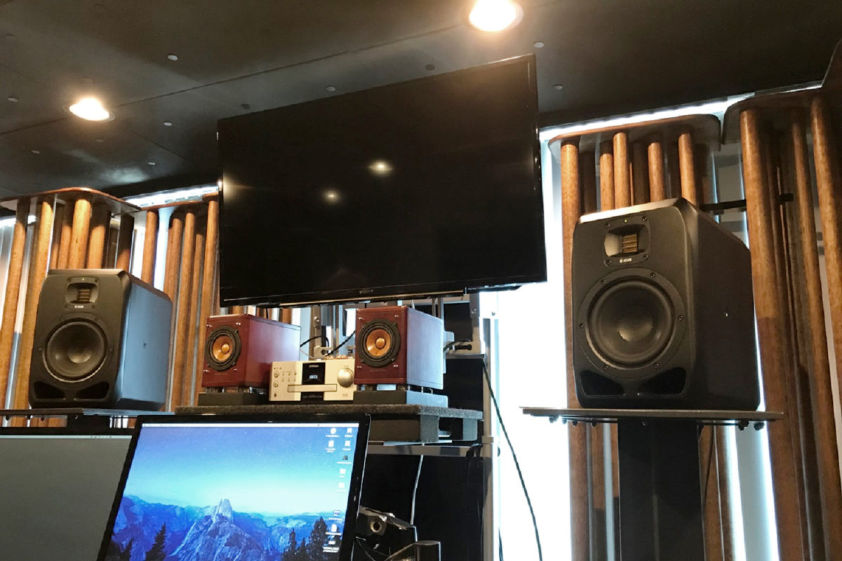 ADAM Audio S2V nearfiled monitors at Sign Sound Studios