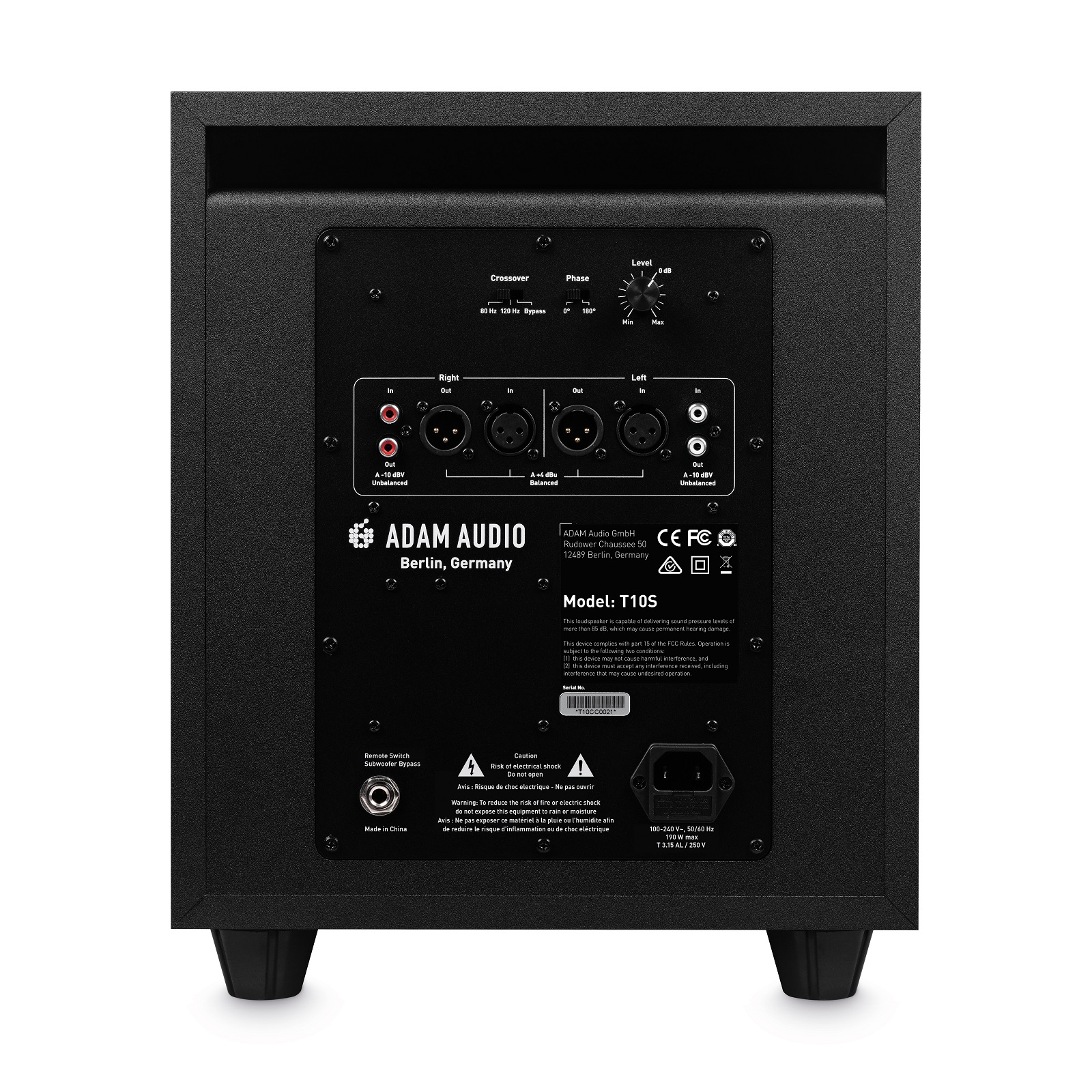 Audio - Active Subwoofer For T Series Studio Monitors