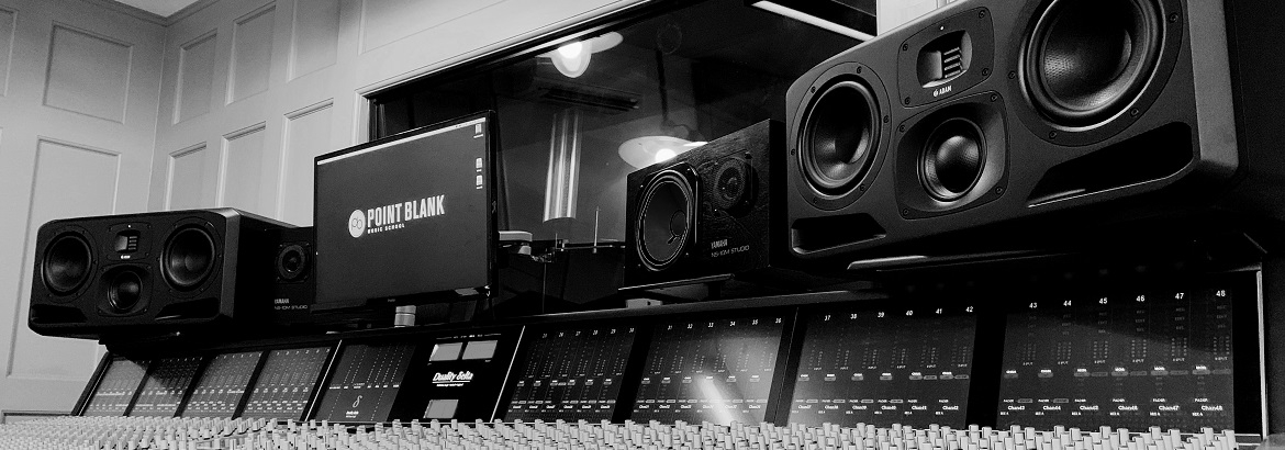 ADAM Audio S3H and S2V studio monitors at the Point Blank Music School London