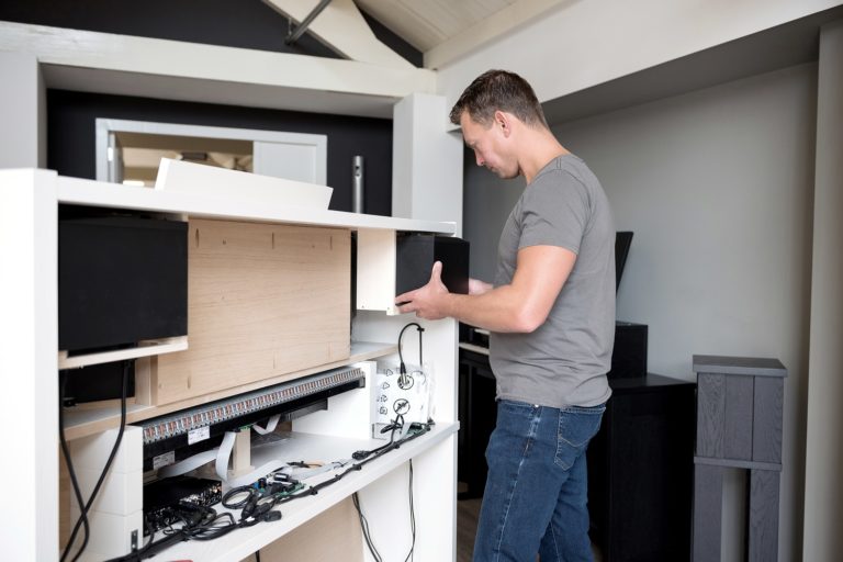 Wim de Borst from Sonarte Virtual Organs with ADAM Audio S2V studio monitors