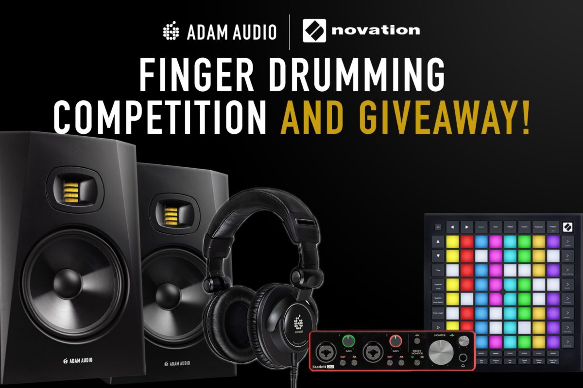 adam-audio-novation-finger-drumming-contest
