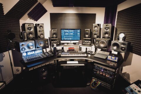 ADAM Audio authorized listening center at Manny's Music in Melbourne